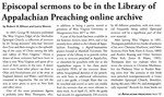 Episcopal Sermons in the Library of Appalachian Preaching by Robert H. Ellison and Larry Sheret