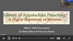 Library of Appalachian Preaching: A Digital Repository of Sermons