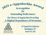 2025 e-Appalachia Award by Robert H. Ellison
