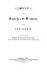 Sermons, and Sketches of Sermons, from the Pulpit by Henry Bidleman Bascom