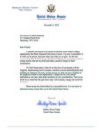Letter from Senator Shelley Moore Capito by Marshall University and Girl Scouts of Black Diamond Council
