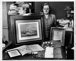 Rosanna Blake with part of her collection, Sept. 1958