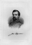 Etching of Confederate Gen. John Pegram, ca. 1890
