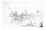 "Albert S. Johnston Crossing the Desert to Join the Southern Army" by Adalbert Johann Volck