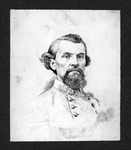 Gen. Nathan Bedford Forrest, india ink by Jacques Reich