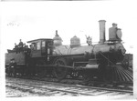 Engine of the Newport News & Mississippi Valley RR at Huntington, ca. 1888