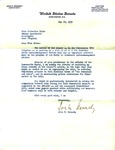 Letter from John F. Kennedy to Catherine Bliss Enslow, May 14, 1959 when Kennedy was a senator from Mass.