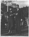 Mrs. Leslie Combs II & Mexican Gen. Juna Azxarale at the Greenbrier, 1934