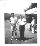 W. Va. golfer Billy Campbell on left, with friend