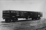 Low-sided gondola built for the Hocking Valley Railroad, by ACF, 1916