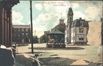 View of Public Square & County Courthouse, Martinsburg, W.Va.