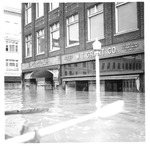 Mangel's & W.T. Grant Dept Stores, Huntington, Wva,1937 Flood by Merrill Hastings