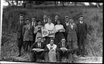 Bristol high school faculty and students, 1917