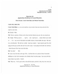 Interview #6 Abstract and Transcript, 2001 by Carrie Noble Kline and Anonymous