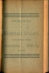 1893-1894 Catalogue of Marshall College, The State Normal School by Marshall University