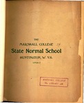 1896-1897 Catalogue of Marshall College, The State Normal School by Marshall University