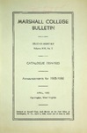 1935-1936 Catalogue of Marshall College