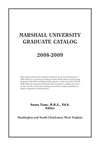 Graduate Catalog, 2008-2009