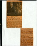 Series I. Personal Materials. Folder 1. Articles about Reverend M. Homer Cummings, 1923-1978