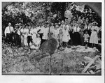 Riggs family reunion, early 1900's,