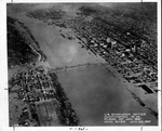 US Corps of Engineers aerial view of Huntington, WV during 1937 flood