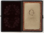 Daguerreotype of wife of Edward Carter as a young girl, belonged to CSA soldier