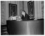 Dr. Carl Hoffman in press conference at London
