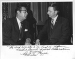 Autographed photo of Sen. Robert C. Byrd to Dr. Carl Hoffman, 1972