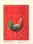 Wooden rooster