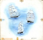 Three sailing ships