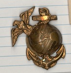 WWII U.S. Marine Corp hat pin