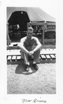 Photo of Marine Sgt. Earl F. Dickinson at camp, Camp Lejeune, New River, NC