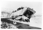 WWII Pacific Theater, combat photo: Japanese beach landing vehicle by Earl F. Dickinson