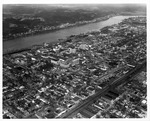 Aerial view of downtown Huntington, W.Va., 1965