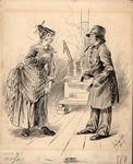 Original sketch for Puck Magazine, Nov. 1887