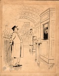 Original sketch for Puck Magazine, Nov. 1890