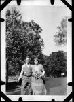 Unidentified couple at Ritter Park, Huntington, W.Va., June 14, 1924