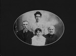 Helen Alexander, her sister Lettie and their grandparents Lasley, 1904