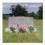 Gravestone of Howard B. Lee and wife Ida, Tyler County, W.Va.