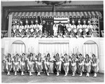 "Holiday on Ice" performers at Memorial Field House, ca. 1950's