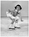 Ice skater Debbie Williams, Holiday on Ice, Memorial Field House, Oct. 19, 1959