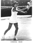 Tennis star Virginia Wade, ca. 1970's