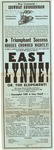 Poster for Showboat Rhododendron show "East Lynne!', 1963, col.