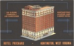 Postcard view of Hotel Prichard, Huntington, WVa., ca. 1934