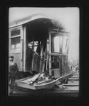 Camden Interstate Rwy car #101, Huntington, April wreck, 1906