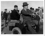 Franklin Delano Roosevelt and Dwight Eisenhower at Castelvetrano, Sicily, Dec. 8, 1943