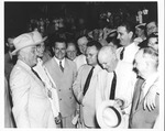 Franklin Delano Roosevelt with Gov. James V. Allred at Amarillo, Tex., July 11, 1938