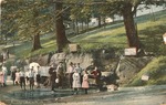 The spring at Rock Springs Park, Chester, W.Va., ca. 1910