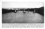Runsey Monument and N&W Railroad bridge, Shepherdstown, W.Va., 1938