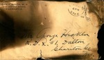 Envelopes from Dr. John Booth to Mr. George Hechler, 1908
